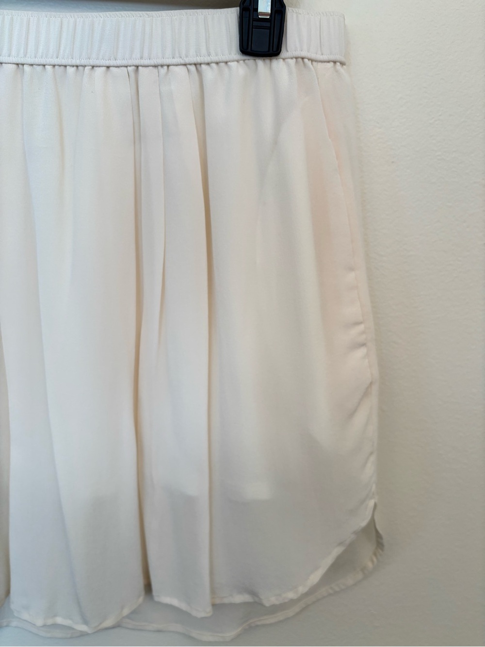 Madewell Cream Layered Chiffon Mini Skirt - Picture 2 of 5